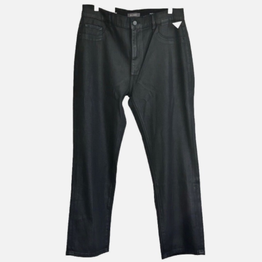 DL1961 Woman PATTI Straight High Rise Vintage Ankle Coated Jeans Size:31